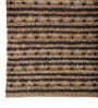 Soft Tribal Rug 8X10 ft| Tan & Ebony Carpet Dhurrie