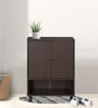 Astero Shoe Cabinet in Modi Wenge Finish Astero Shoe Cabinet in Modi Wenge Finish