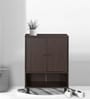 Astero Shoe Cabinet in Modi Wenge Finish Astero Shoe Cabinet in Modi Wenge Finish
