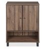 Astero Shoe Cabinet in Walnut Finish