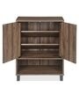 Astero Shoe Cabinet in Walnut Finish