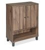Astero Shoe Cabinet in Walnut Finish