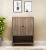 Astero Shoe Cabinet in Walnut Finish