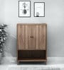 Astero Shoe Cabinet in Walnut Finish