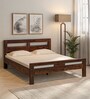 Astoria Sheesham Wood Queen Size Bed In Provincial Teak Finish