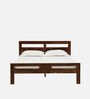 Astoria Sheesham Wood Queen Size Bed In Provincial Teak Finish