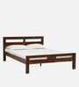 Astoria Sheesham Wood Queen Size Bed In Provincial Teak Finish