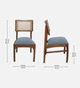 Astoria Teak Wood Dining Chair Teak In Finish