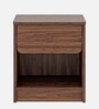 Astra Bedside Table In Columbian Walnut Colour