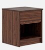 Astra Bedside Table In Columbian Walnut Colour