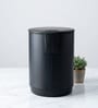 Black Metal Astra Trash Bin 5 Ltr