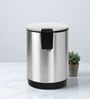 Silver Metal Astra Trash Bin 5 Ltr