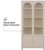 Astra Multi-Purpose Metal Bookshelf In Cream Colour