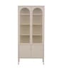 Astra Multi-Purpose Metal Bookshelf In Cream Colour
