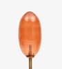 Astra Gold Metal & Glass Table Lamp with Amber Shade Astra Gold Metal & Glass Table Lamp with Amber Shade