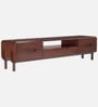 Astra Teak Wood TV Unit In Walnut Finish for Upto 75