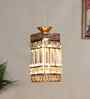 Astraea Gold Iron Hanging Light | Inbuilt LED | without Bulb | Eliante