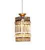 Astraea Gold Iron Hanging Light | Inbuilt LED | without Bulb | Eliante