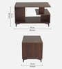 Astral Coffee Table In Brown & White Finish