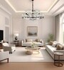 Astralic Smart Voice LED Chandelier Light | Contemporary Ceiling Light with Voice Control | Energy-Efficient Designer Fixture for Home Interiors