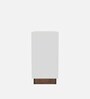 Astrid Shoe Cabinet In Columbian Walnut & Frosty White Colour