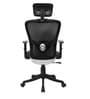 Astro Breathable Mesh Ergonomic Chair in Black Colour with Headrest