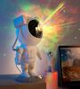 Astronaut Galaxy 360  Adjustable Head Rechargable LED Touch Lamp (White)