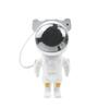 Astronaut Galaxy 360  Adjustable Head Rechargable LED Touch Lamp (White)
