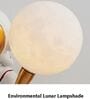 Astronaut Moon Wall Lamp   Creative Space-Themed LED Light