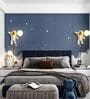 Astronaut Moon Wall Lamp   Creative Space-Themed LED Light
