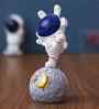 Astronaut Sky Rabbit  Multicolour Polyresin Showpieces