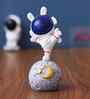 Astronaut Sky Rabbit  Multicolour Polyresin Showpieces