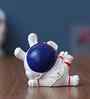 Astronaut Sky Rabbit Multicolour Polyresin Showpieces
