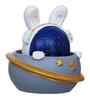 Astronaut Sky Rabbit Multicolour Polyresin Showpieces