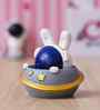Astronaut Sky Rabbit Multicolour Polyresin Showpieces