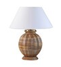 Astros White Shade Table Lamp With Cotton Base