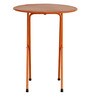 Asya Metal Outdoor Table Set with 2 Chairs in Orange Colour