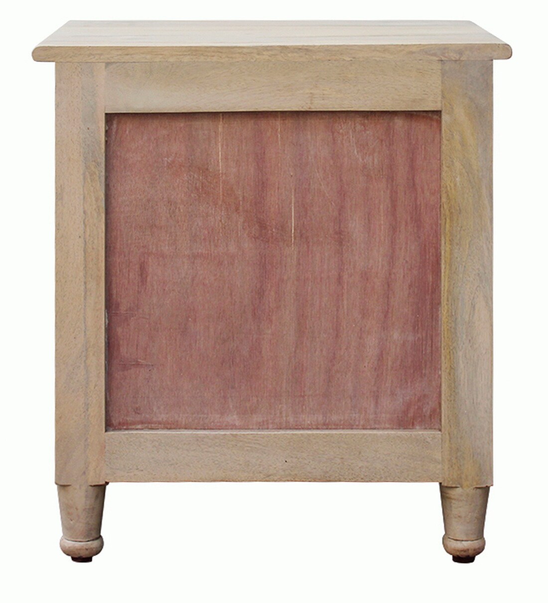 Buy Athens Solid Wood Bedside Table in Teak Finish with Drawers by Fabuliv Online Eclectic Bed