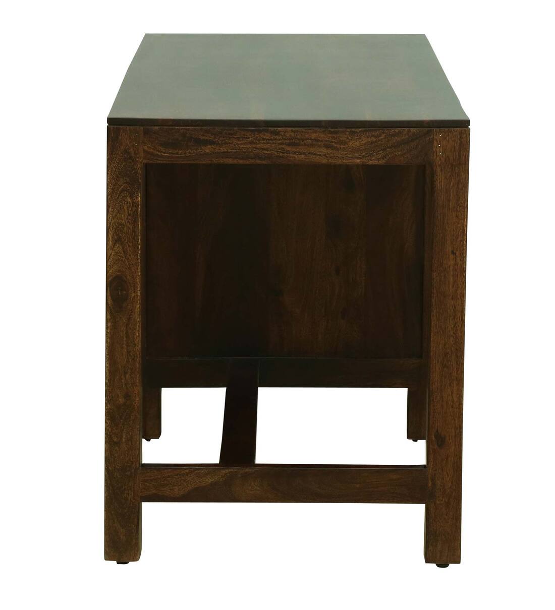 Buy Attie Solid Wood Study Table In Provincial Teak Finish By Woodsworth Online Modern Writing