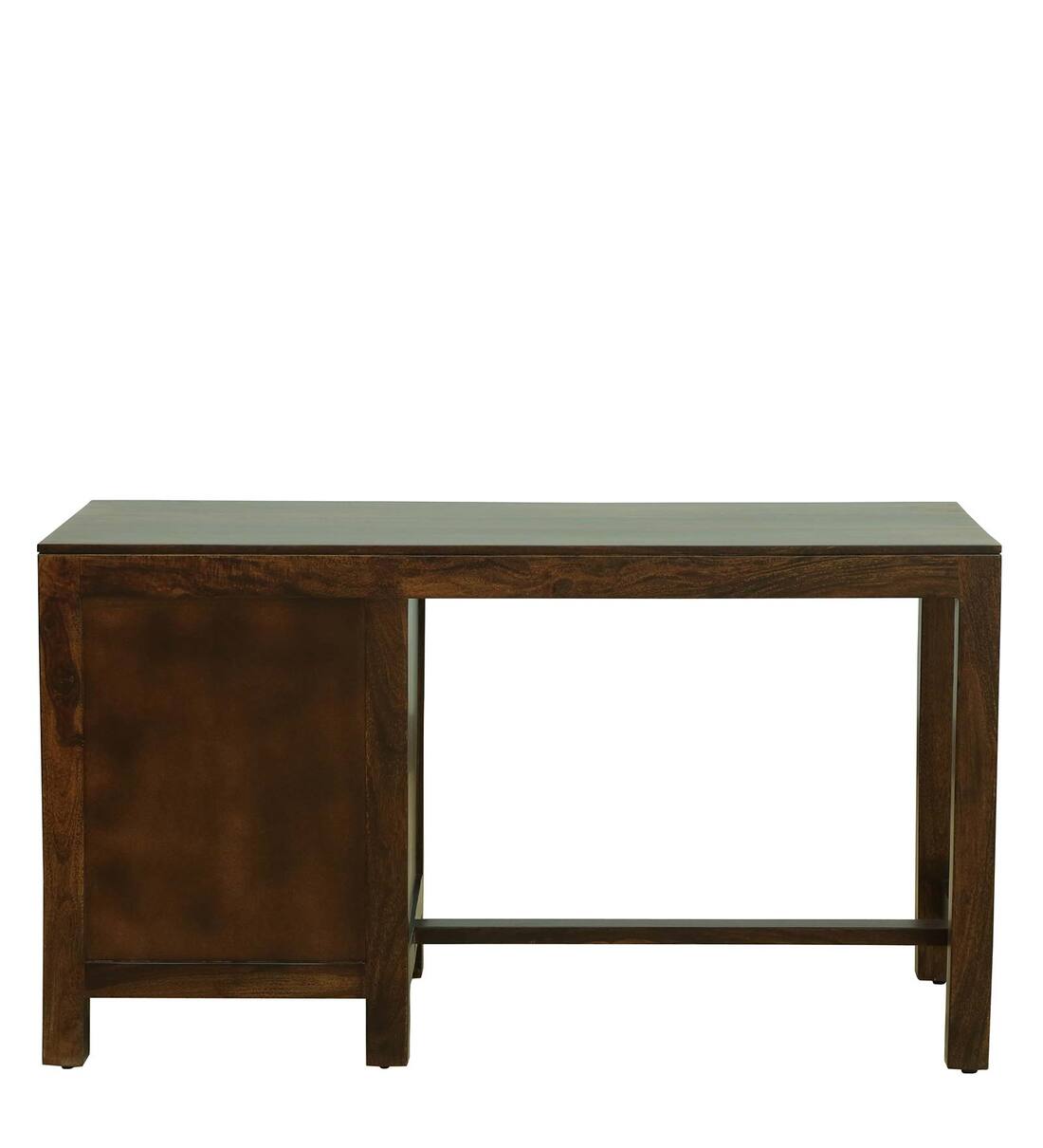 Buy Attie Solid Wood Study Table In Provincial Teak Finish By Woodsworth Online Modern Writing