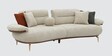 Athens Boucle Fabric 3 Seater Sofa In Beige Colour