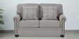 Atlanta Fabric 2 Seater Sofa in Grey Color