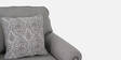 Atlanta Fabric 2 Seater Sofa in Grey Color