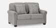Atlanta Fabric 2 Seater Sofa in Grey Color