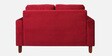 Atlanta Velvet 2 Seater Sofa In Red Colour