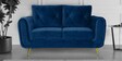 Atlantis Velvet 2 Seater Sofa in Royal Blue Colour