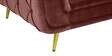 Atlantis Velvet 2 Seater Sofa in Wine Red Colour