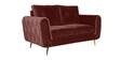 Atlantis Velvet 2 Seater Sofa in Wine Red Colour
