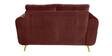 Atlantis Velvet 2 Seater Sofa in Wine Red Colour
