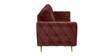 Atlantis Velvet 2 Seater Sofa in Wine Red Colour